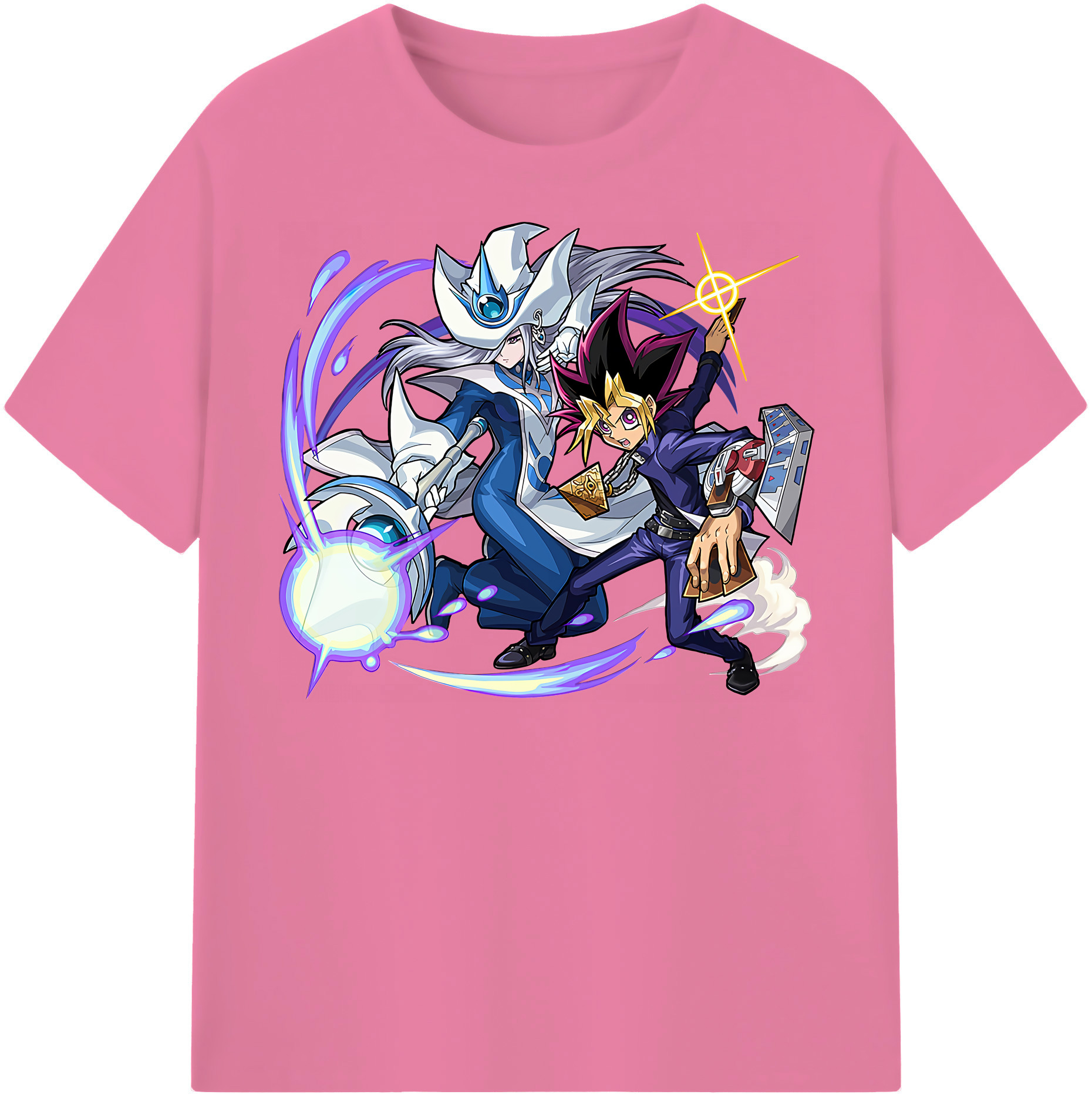 （画像用） 遊☆戯☆王 Yu-Gi-Oh! 綿100％半袖Tシャツ（フロントプリント）